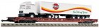 5279 Fleischmann 8-axled low-floor car for heavy goods vehicle transport "Rolling Road" type Saadkms.690